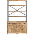Rustika Rowe -  Sideboard with Shelves Solid Mango Wood 120x35x200 cm